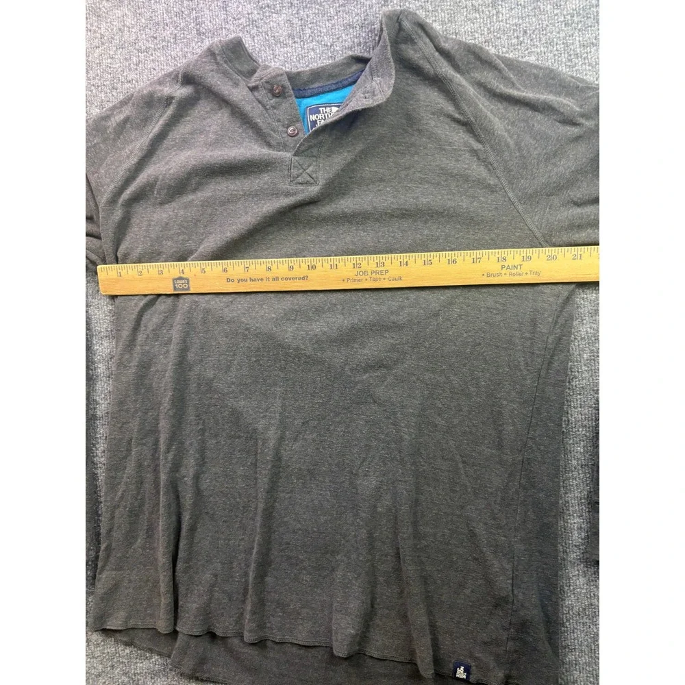 The North Face Henley Shirt Mens XL Long Sleeve Tri-Blend California Heritage